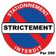 Étiquettes pour voitures mal stationnées