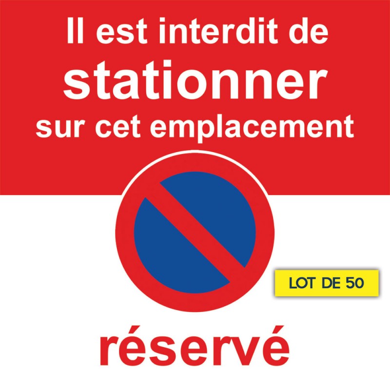 Stickers pour voitures garées sur des places réservées aux handicapés