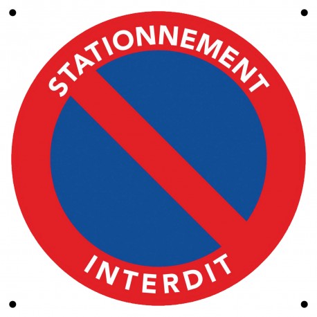 Panneau interdiction de stationner