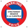 Parking privé strictement réservé à la clientèle