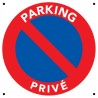 Panneau parking privé