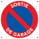 Panneau sortie de garage