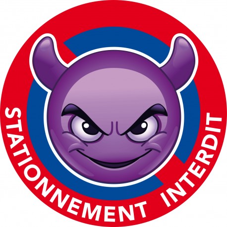 Autocollants stationnement interdit difficiles à enlever