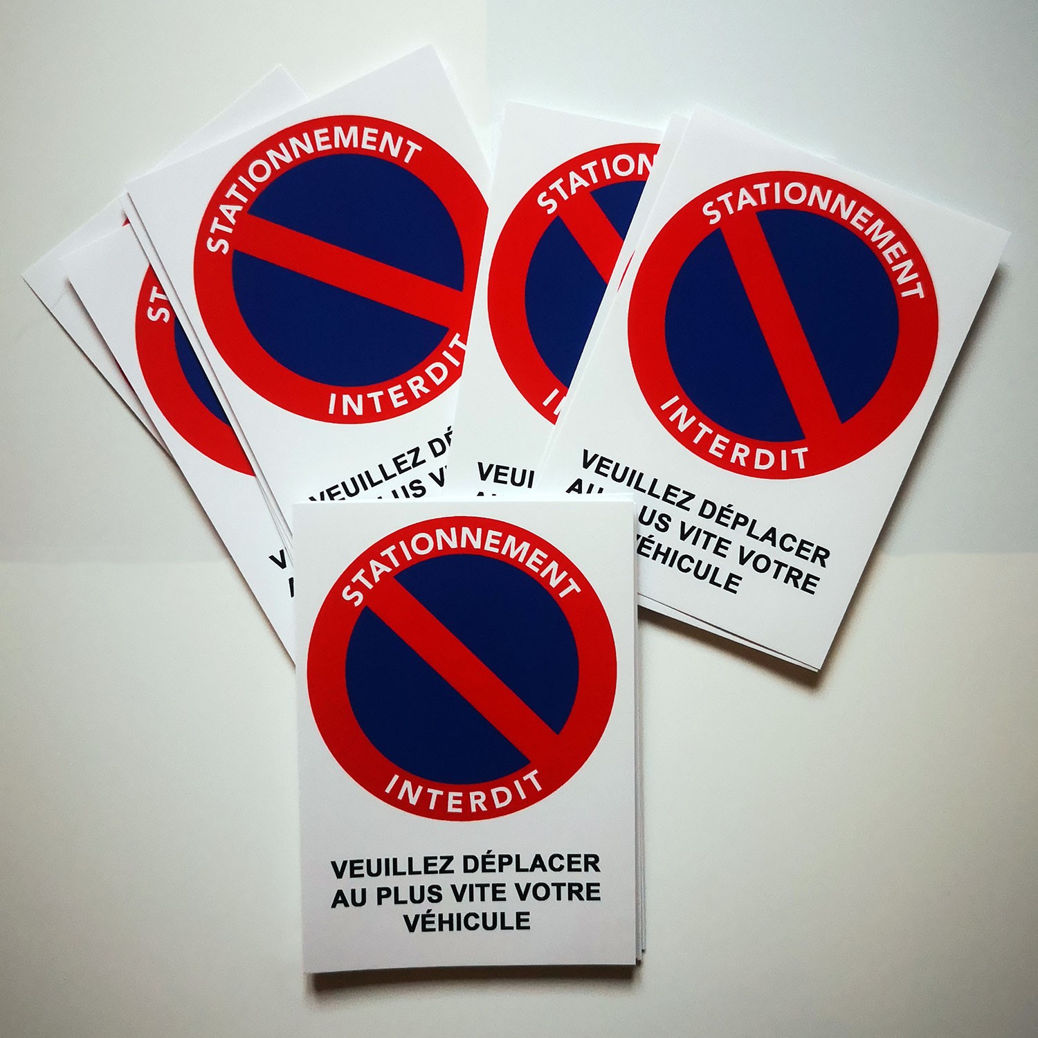 Autocollant A6 « Stationnement interdit », le plus vendu, vue 3