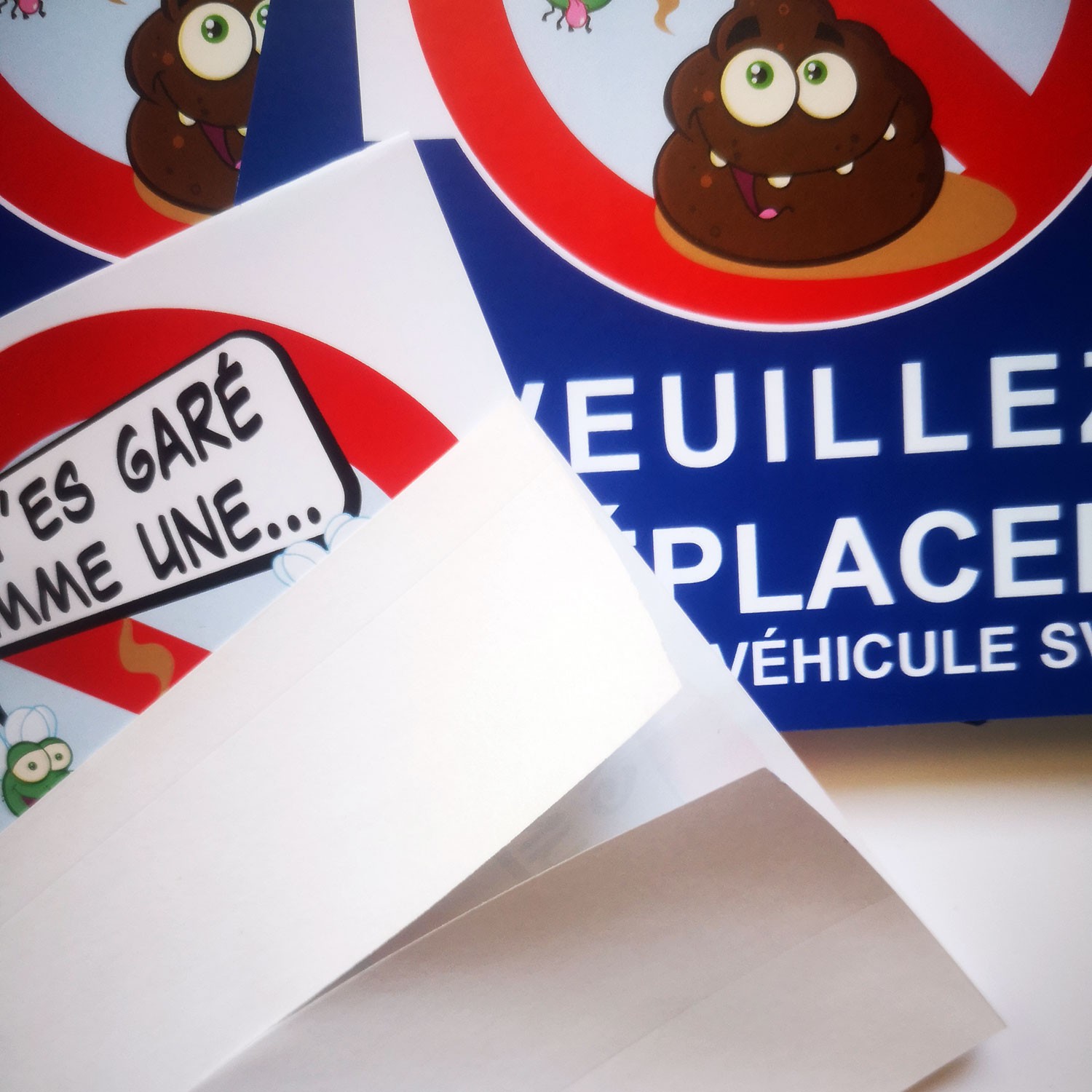 Autocollant « Tu t'es garé comme une merde » (A6), vue 7